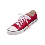 White Silicone Shoelace with Red tips - Image 3