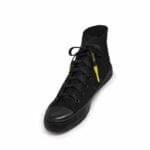 Black Silicone Shoelace with Yellow tips - Image 5
