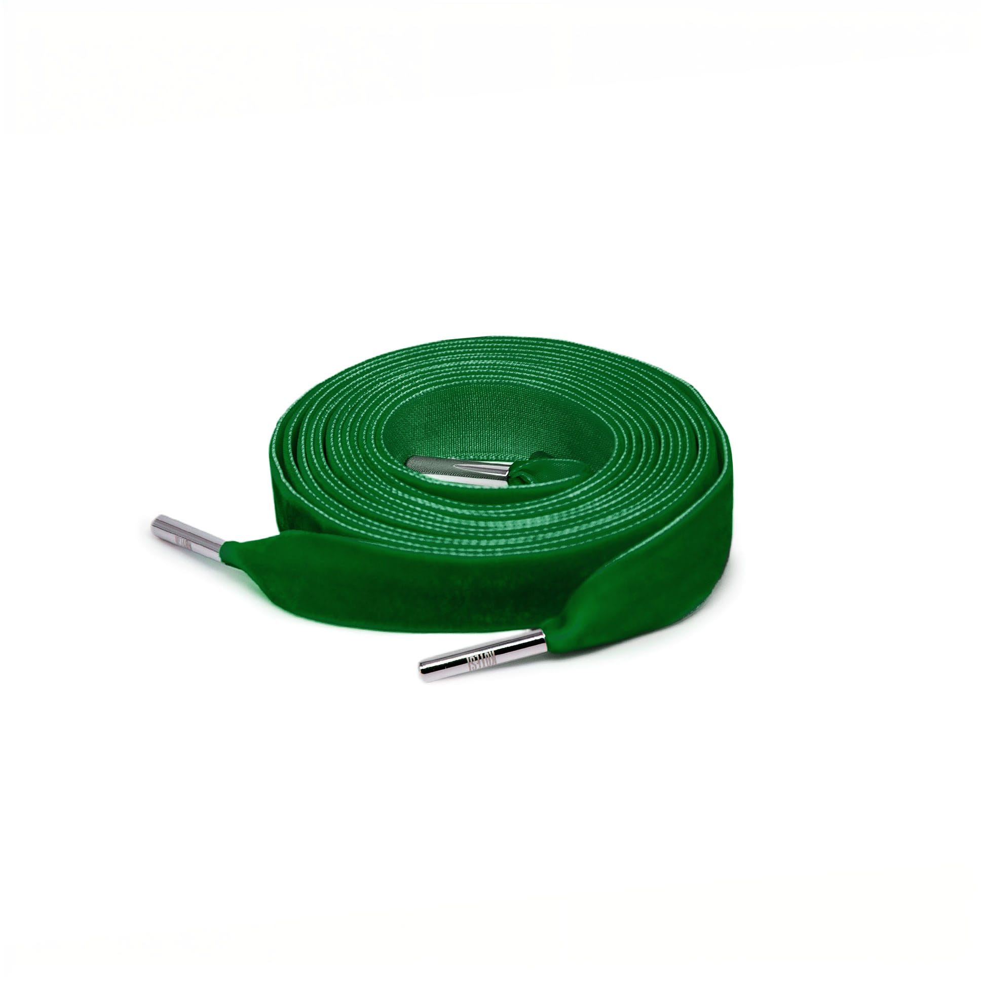 greenvelvet01 Green Velvet Shoelace - Image 1