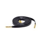 Black Leather Shoelace