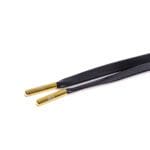 Black Leather Shoelace - Image 2