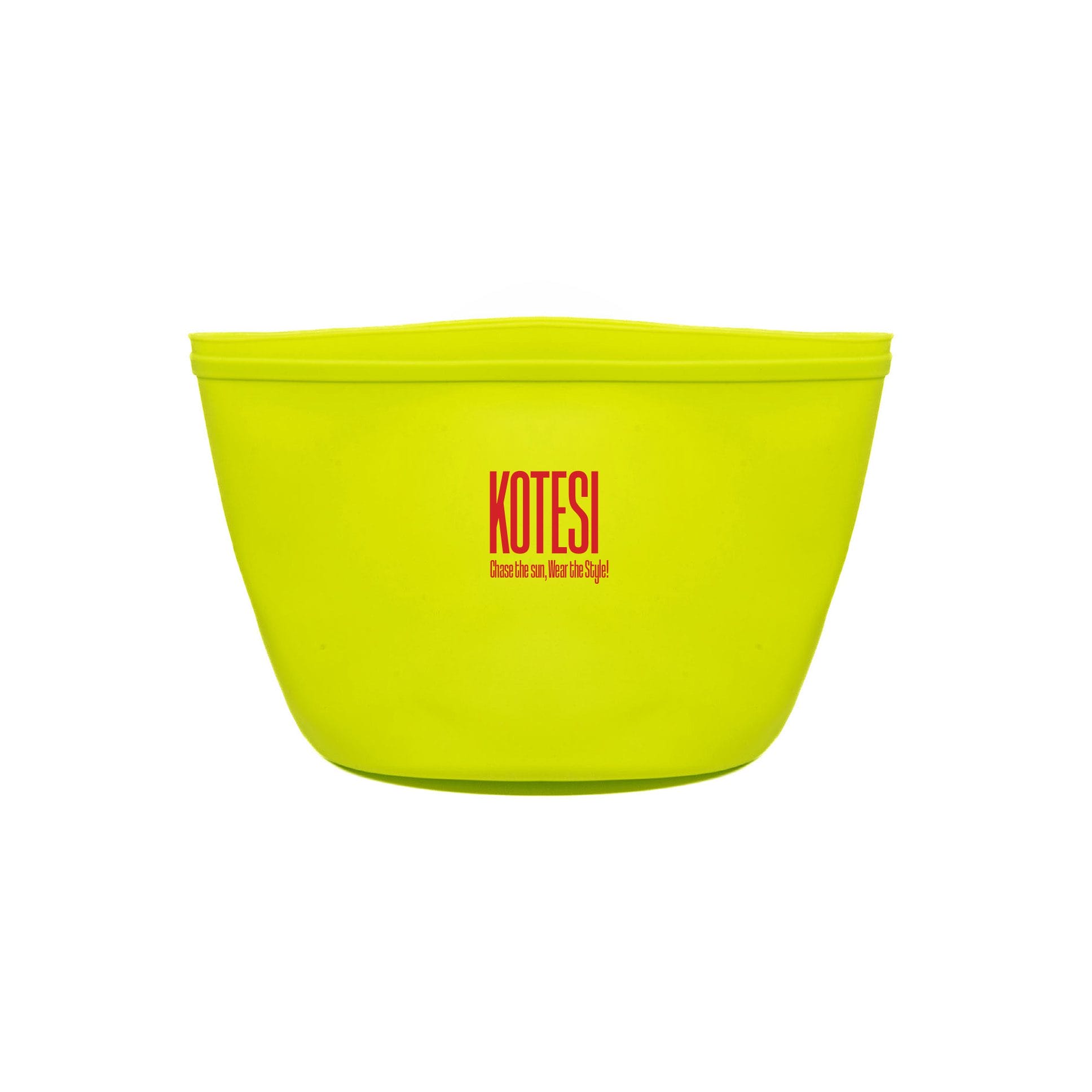 neonyellowbagbig1 Neon Yellow Cosmetic bag L - Image 1