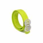 Neon Yellow Infinity Silicone belt with silver buckle - Image 4