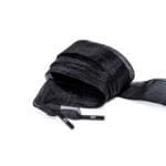 Black Organza Ribbon Shoelace - Image 2