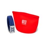 Navy Elastic RB belt with silver buckle - Image 2