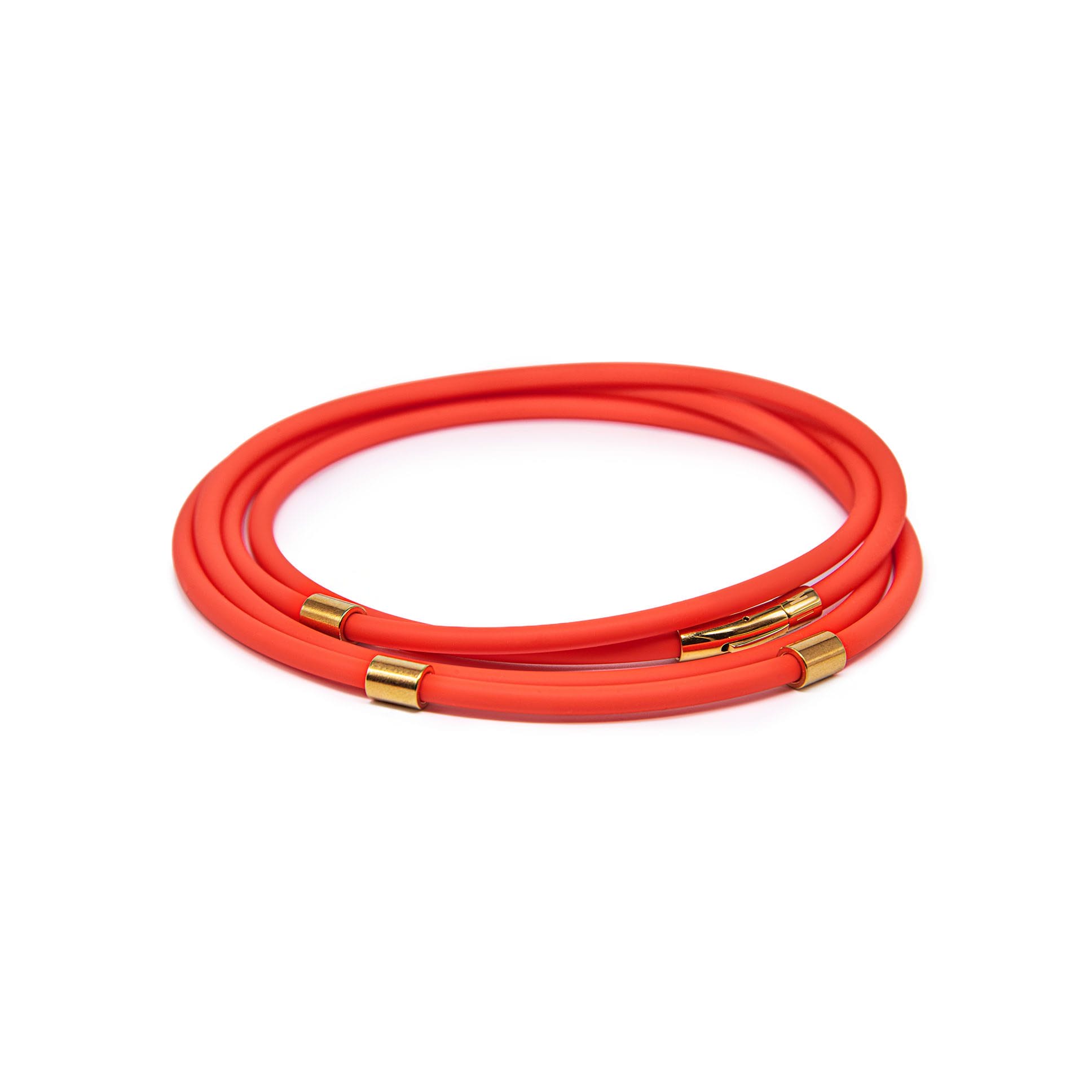 redmulti6 Multifunctional Silicone Belt with golden clasp - Image 1