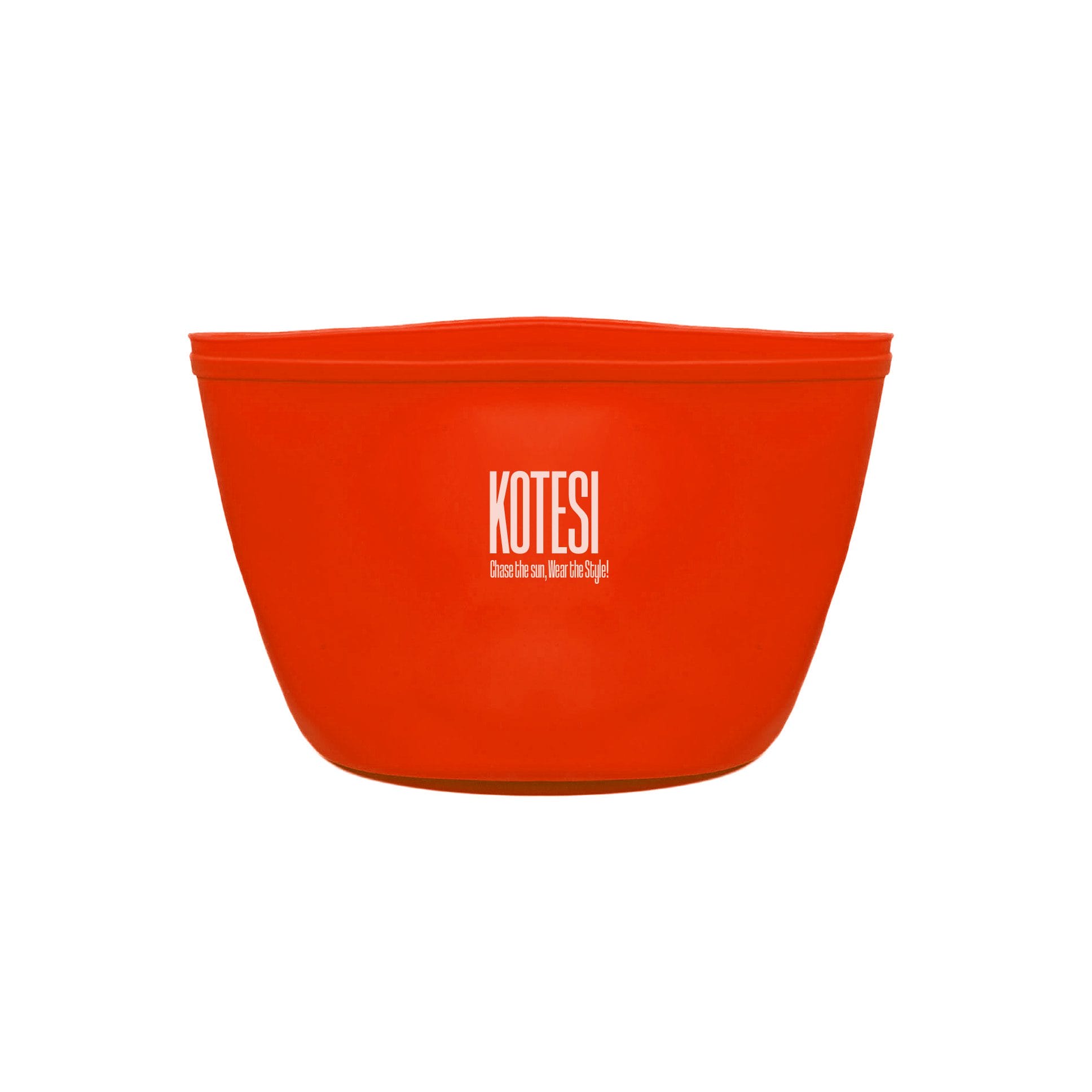 redsiliconebagbig4 Red Cosmetic bag L - Image 1