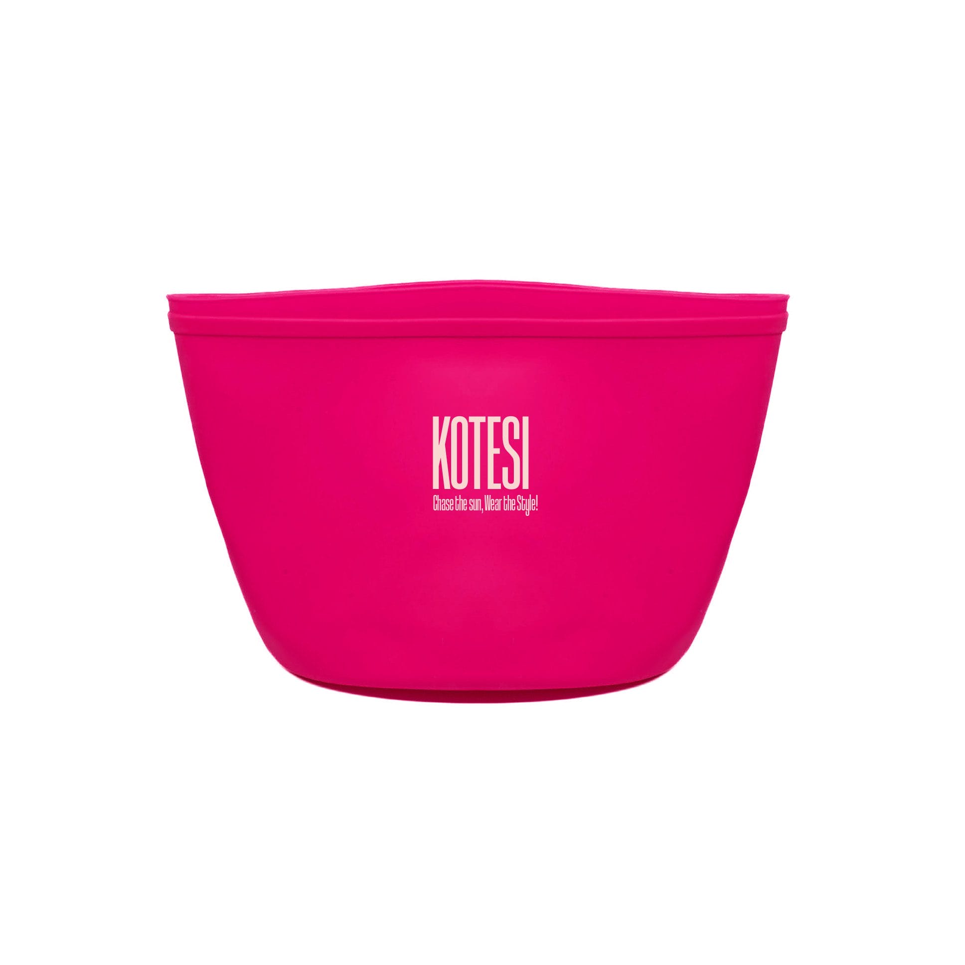 siliconebagbigpink4 Pink Cosmetic bag L - Image 1