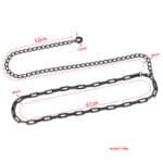 Black Square Charmlink chain belt - Image 8
