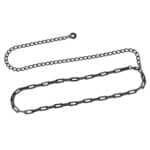 Black Square Charmlink chain belt - Image 3