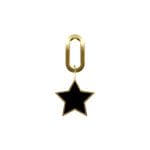 Golden Charm - Star/Black
