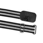 Elastic belt - Silver Stripes - Image 2