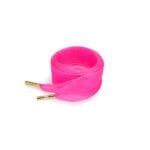 Pink Organza Ribbon Shoelace