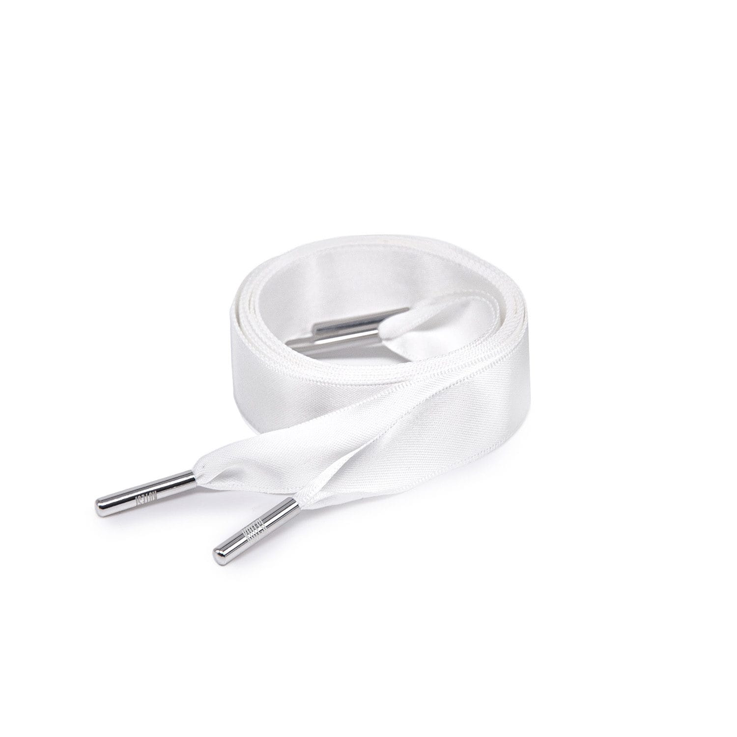 თეთრი ლენტი011 White Ribbon Shoelace - Image 1