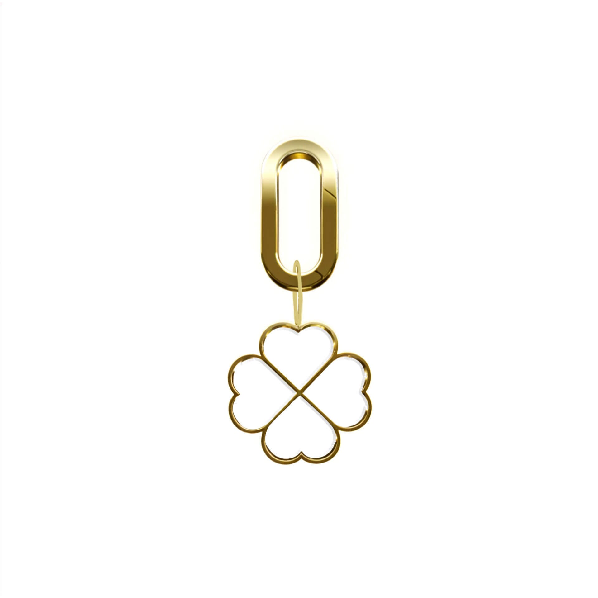 flowerwhitegold Golden Charm - Flower/White - Image 1