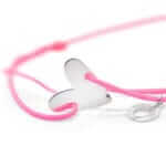 MIMO Bracelet with Heart Symbol - Silver - Image 2