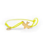 MIMO Bracelet with Peace Whisper Symbol - Golden - Image 2