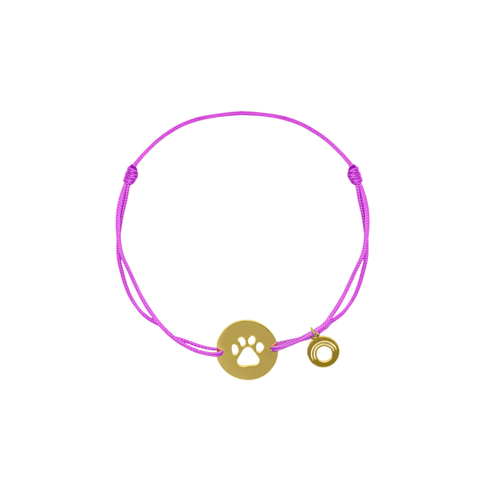 doggold1 MIMO Bracelet with “Always with me” Symbol- Golden - Image 1