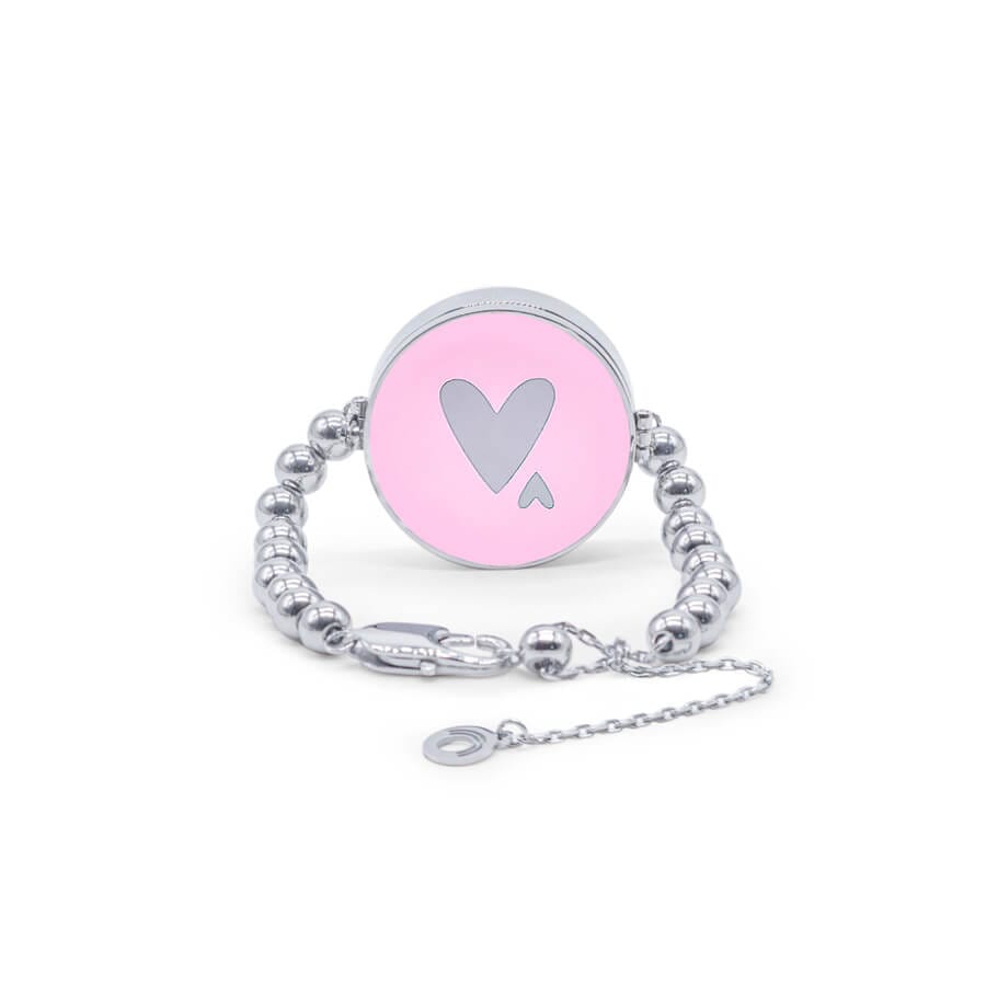 pink5 Bracelet with replaceable Lip Balm and Mirror - Image 1